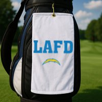 Lafd Style Blue Golf Towel