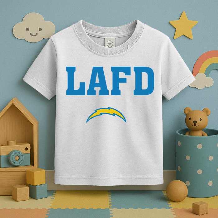 Lafd Style Blue Toddler T-Shirt
