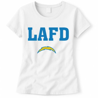 Lafd Style Blue Womens T-Shirt