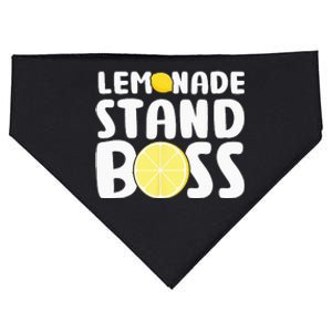 Lemonade Stand Boss Funny Lemon Juice Lover USA-Made Doggie Bandana