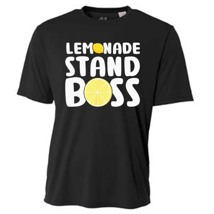 Lemonade Stand Boss Funny Lemon Juice Lover Cooling Performance Crew T-Shirt