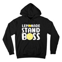 Lemonade Stand Boss Funny Lemon Juice Lover Hoodie