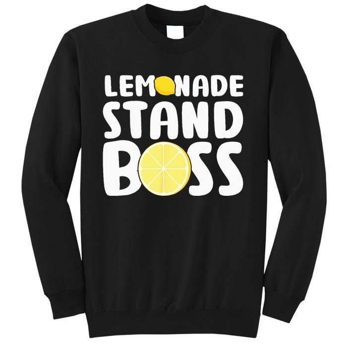 Lemonade Stand Boss Funny Lemon Juice Lover Sweatshirt