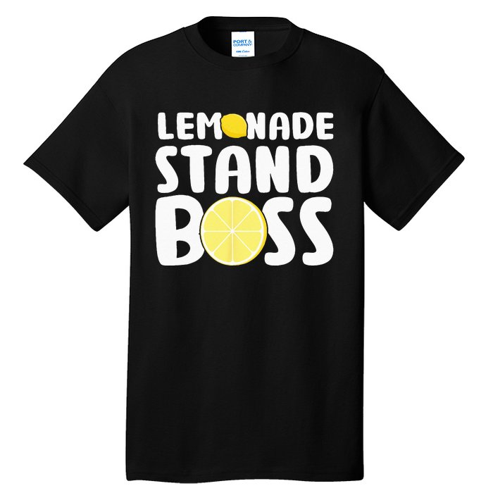 Lemonade Stand Boss Funny Lemon Juice Lover Tall T-Shirt