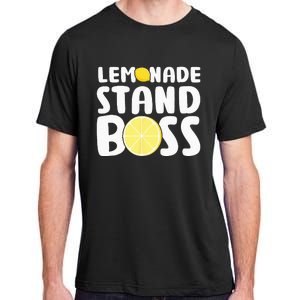 Lemonade Stand Boss Funny Lemon Juice Lover Adult ChromaSoft Performance T-Shirt