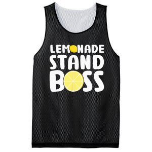 Lemonade Stand Boss Funny Lemon Juice Lover Mesh Reversible Basketball Jersey Tank