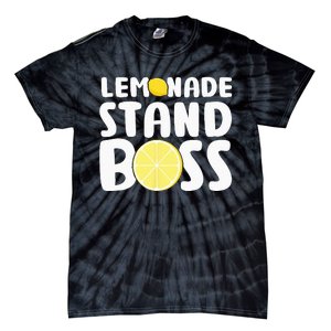 Lemonade Stand Boss Funny Lemon Juice Lover Tie-Dye T-Shirt