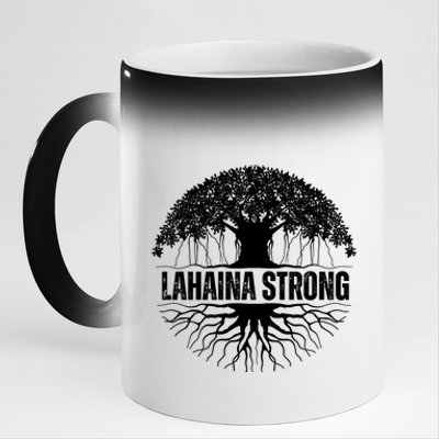 Lahaina Strong Banyan Tree Maui Wildfire 11oz Black Color Changing Mug