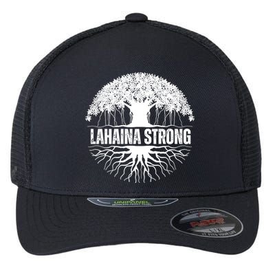 Lahaina Strong Banyan Tree Maui Wildfire Flexfit Unipanel Trucker Cap