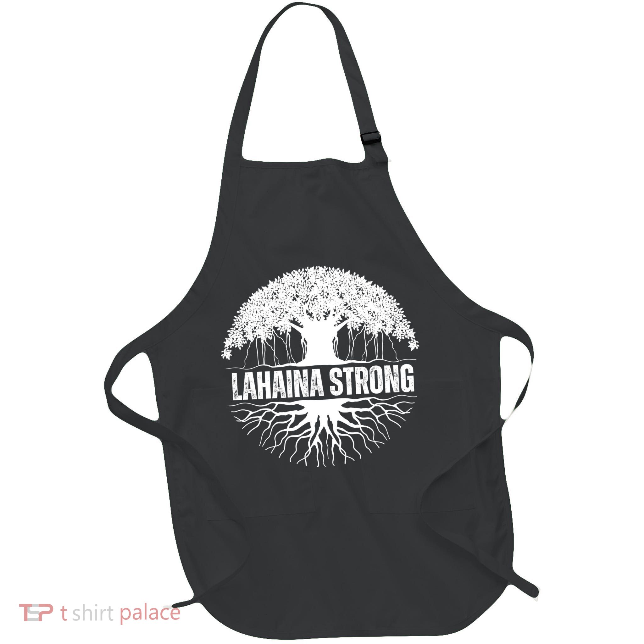 Lahaina Strong Banyan Tree Maui Wildfire Full-Length Apron With Pockets
