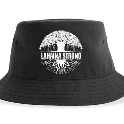Lahaina Strong Banyan Tree Maui Wildfire Sustainable Bucket Hat
