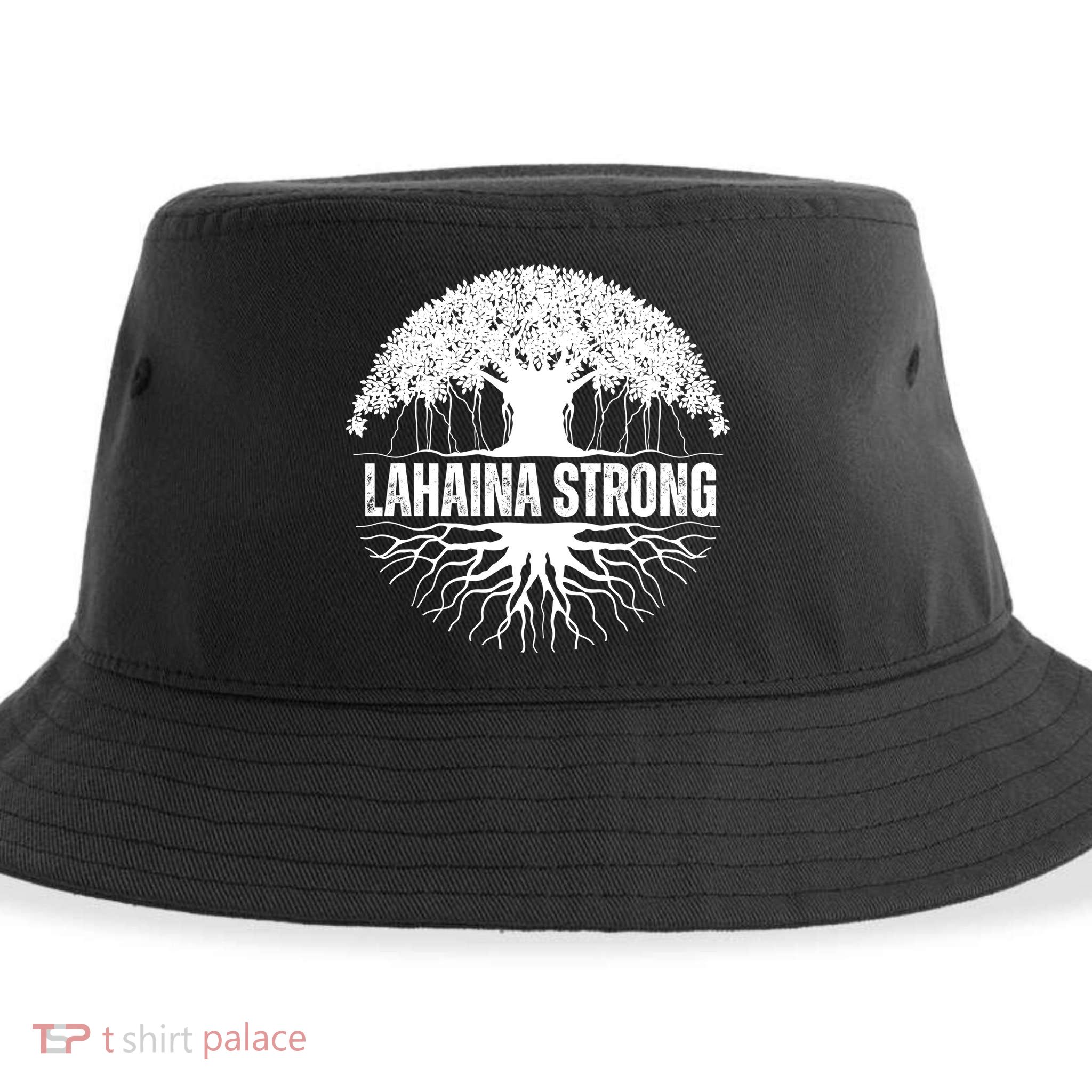 Lahaina Strong Banyan Tree Maui Wildfire Sustainable Bucket Hat