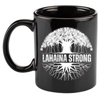 Lahaina Strong Banyan Tree Maui Wildfire 11oz C Handle Ceramic Mug