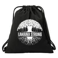 Lahaina Strong Banyan Tree Maui Wildfire Drawstring Bag