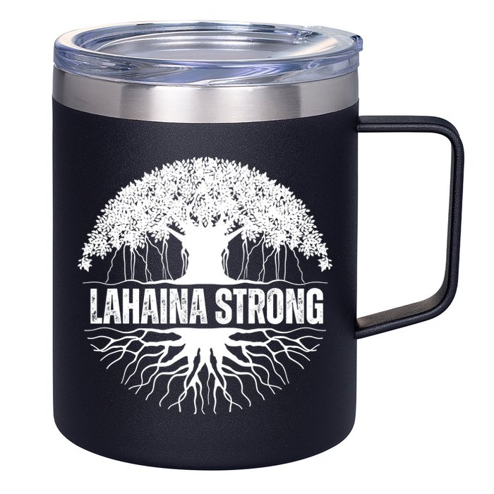 Lahaina Strong Banyan Tree Maui Wildfire 12oz Stainless Steel Coffee Mug