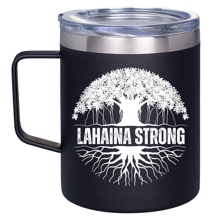 Lahaina Strong Banyan Tree Maui Wildfire 12oz Stainless Steel Coffee Mug