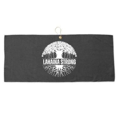 Lahaina Strong Banyan Tree Maui Wildfire Large Microfiber Waffle Golf Towel