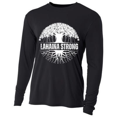 Lahaina Strong Banyan Tree Maui Wildfire Cooling Performance Long Sleeve Crew