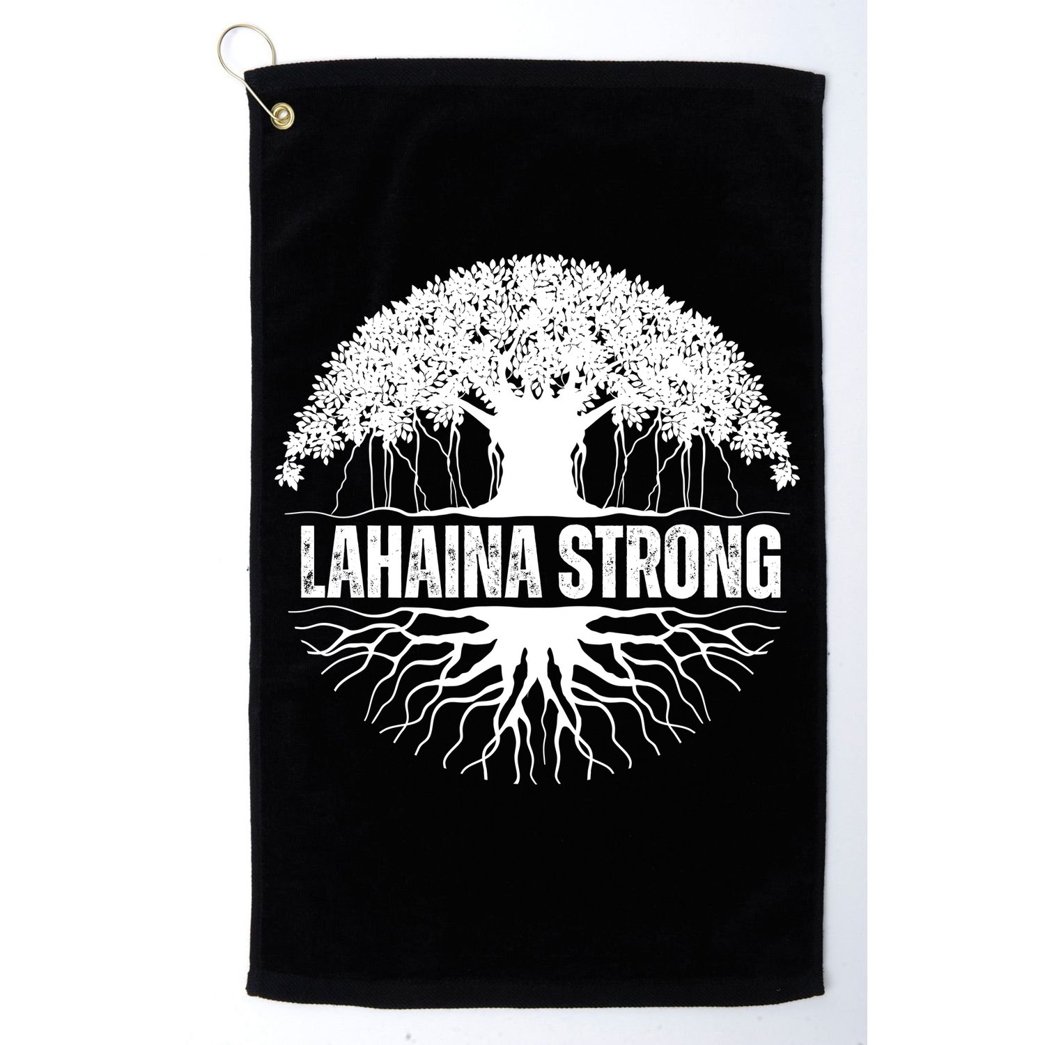Lahaina Strong Banyan Tree Maui Wildfire Golf Towel