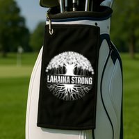 Lahaina Strong Banyan Tree Maui Wildfire Golf Towel