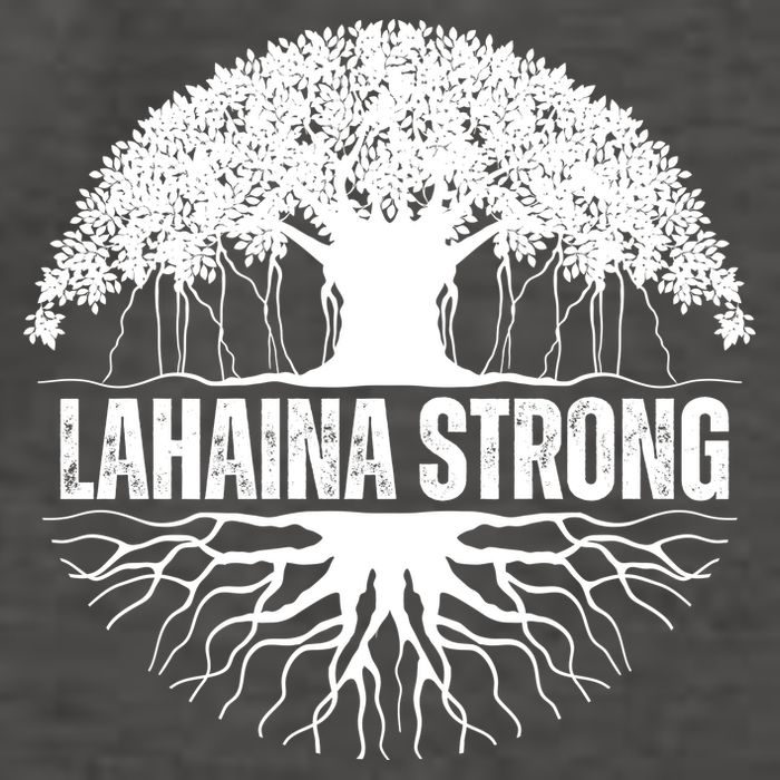 Lahaina Strong Banyan Tree Maui Wildfire Vector Backpack