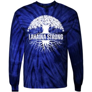 Lahaina Strong Banyan Tree Maui Wildfire Tie-Dye Long Sleeve Shirt