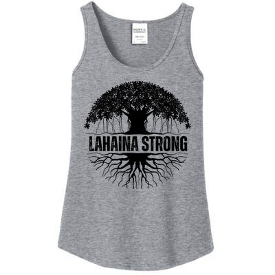 Lahaina Strong Banyan Tree Maui Wildfire Ladies Essential Tank