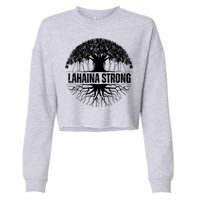 Lahaina Strong Banyan Tree Maui Wildfire Cropped Pullover Crew