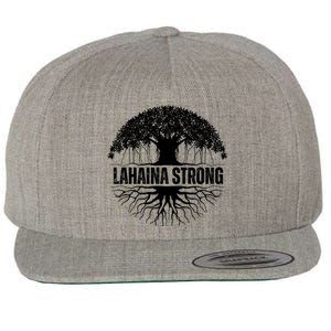 Lahaina Strong Banyan Tree Maui Wildfire Wool Snapback Cap