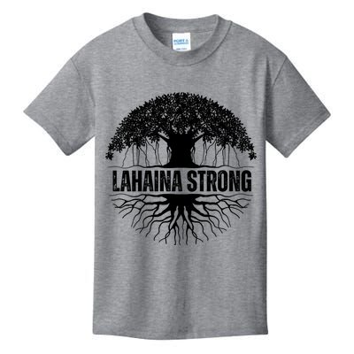 Lahaina Strong Banyan Tree Maui Wildfire Kids T-Shirt