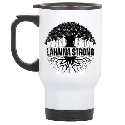 Lahaina Strong Banyan Tree Maui Wildfire Stainless Steel Travel Mug