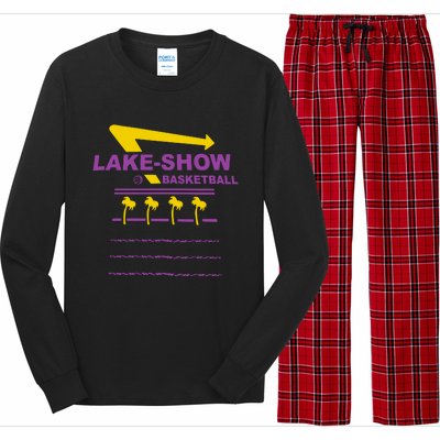 Lake Show Basketball Long Sleeve Pajama Set