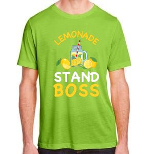 Lemonade Stand Boss Lemon Juice Gift Summer Drink Adult ChromaSoft Performance T-Shirt