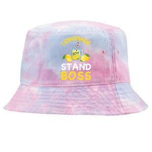 Lemonade Stand Boss Lemon Juice Gift Summer Drink Tie-Dyed Bucket Hat