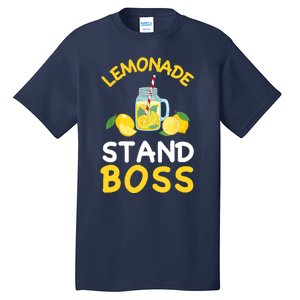 Lemonade Stand Boss Lemon Juice Gift Summer Drink Tall T-Shirt