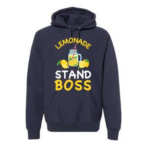 Lemonade Stand Boss Lemon Juice Gift Summer Drink Premium Hoodie