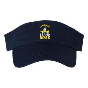 Lemonade Stand Boss Lemon Juice Gift Summer Drink Valucap Bio-Washed Visor