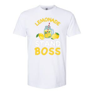 Lemonade Stand Boss Lemon Juice Gift Summer Drink Softstyle CVC T-Shirt