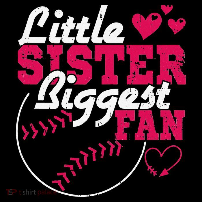 Little Sister Biggest Fan Baseball Flatbill Hat