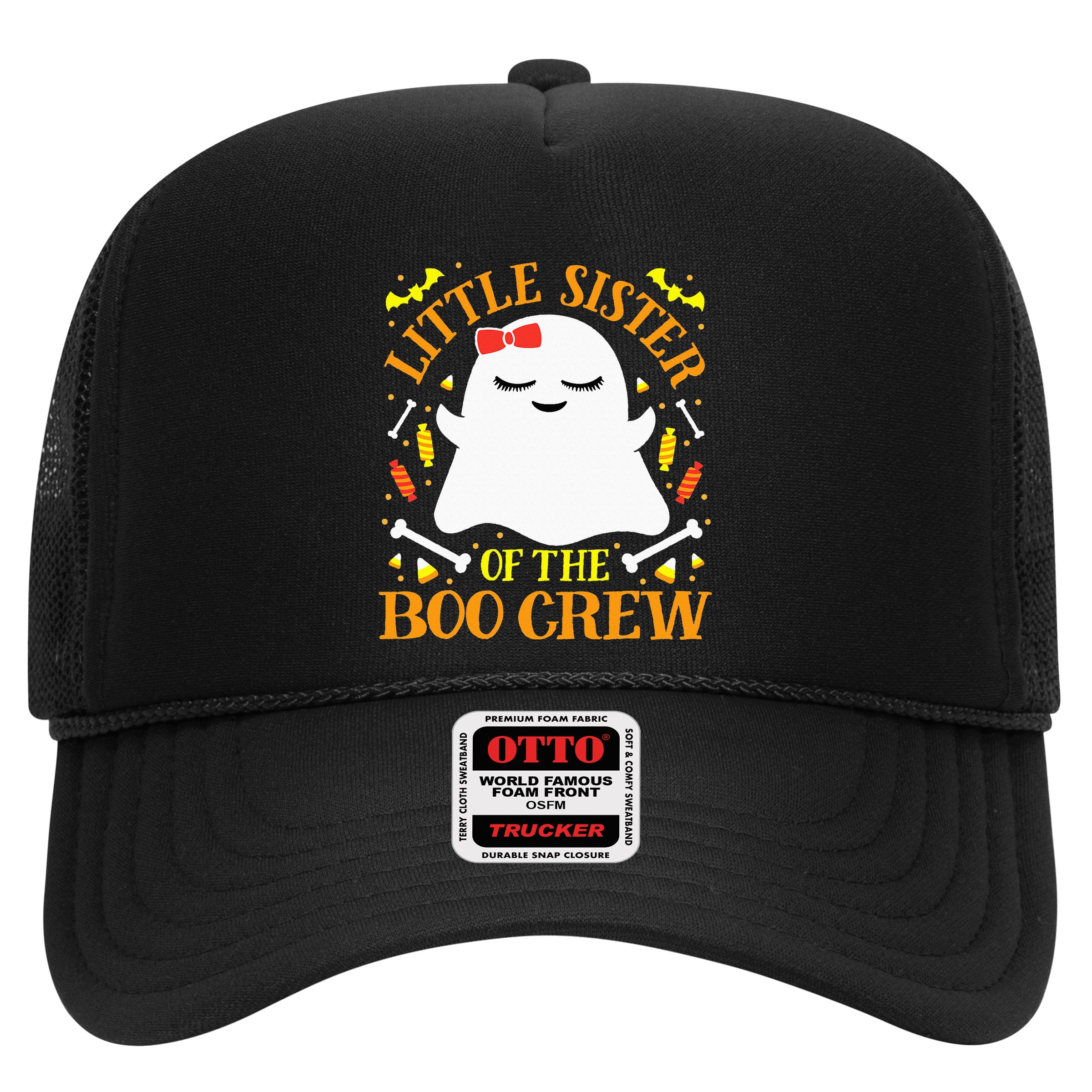 Little Sister Boo Crew Ghost Matching Family Halloween Hat