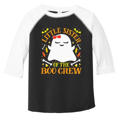 Little Sister Boo Crew Ghost Matching Family Halloween Toddler Fine Jersey T-Shirt