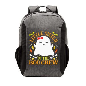 Little Sister Boo Crew Ghost Matching Family Halloween Vector Backpack