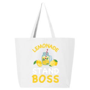 Lemonade Stand Boss Lemon Juice Gift Summer Drink 25L Jumbo Tote