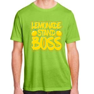 Lemonade Stand Boss Lemon Juice Boy Girl Kids Lemonade Stand Adult ChromaSoft Performance T-Shirt