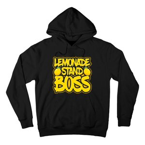 Lemonade Stand Boss Lemon Juice Boy Girl Kids Lemonade Stand Hoodie