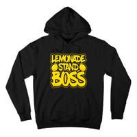 Lemonade Stand Boss Lemon Juice Boy Girl Kids Lemonade Stand Tall Hoodie