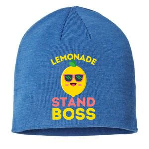 Lemonade Stand Boss Lemon Juice Gift Summer Drink Sustainable Beanie