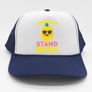 Lemonade Stand Boss Lemon Juice Gift Summer Drink Trucker Hat