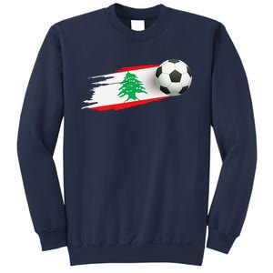 Lebanon Soccer Ball Lebanon Flag Jersey Lebanon Football Sweatshirt