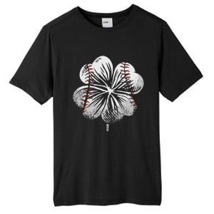 Lucky Shamrock Baseball St Patricks Day Irish Coach Player Gift Tall Fusion ChromaSoft Performance T-Shirt